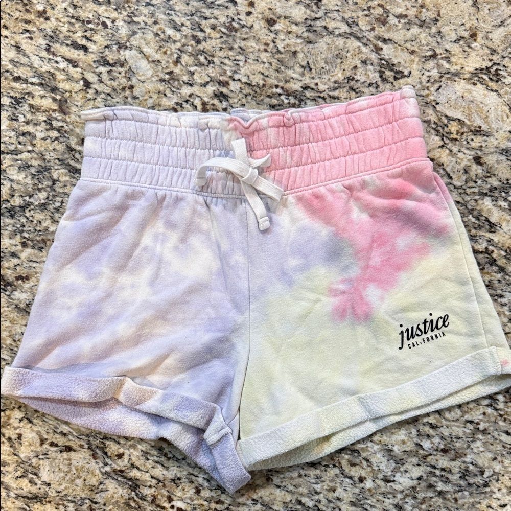 Justice Pastel Tie-Dye Girls' Shorts